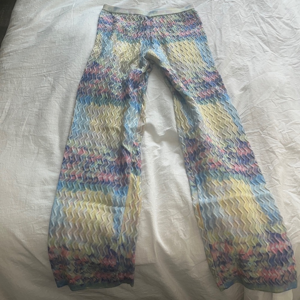 House of sunny straight reflection pants